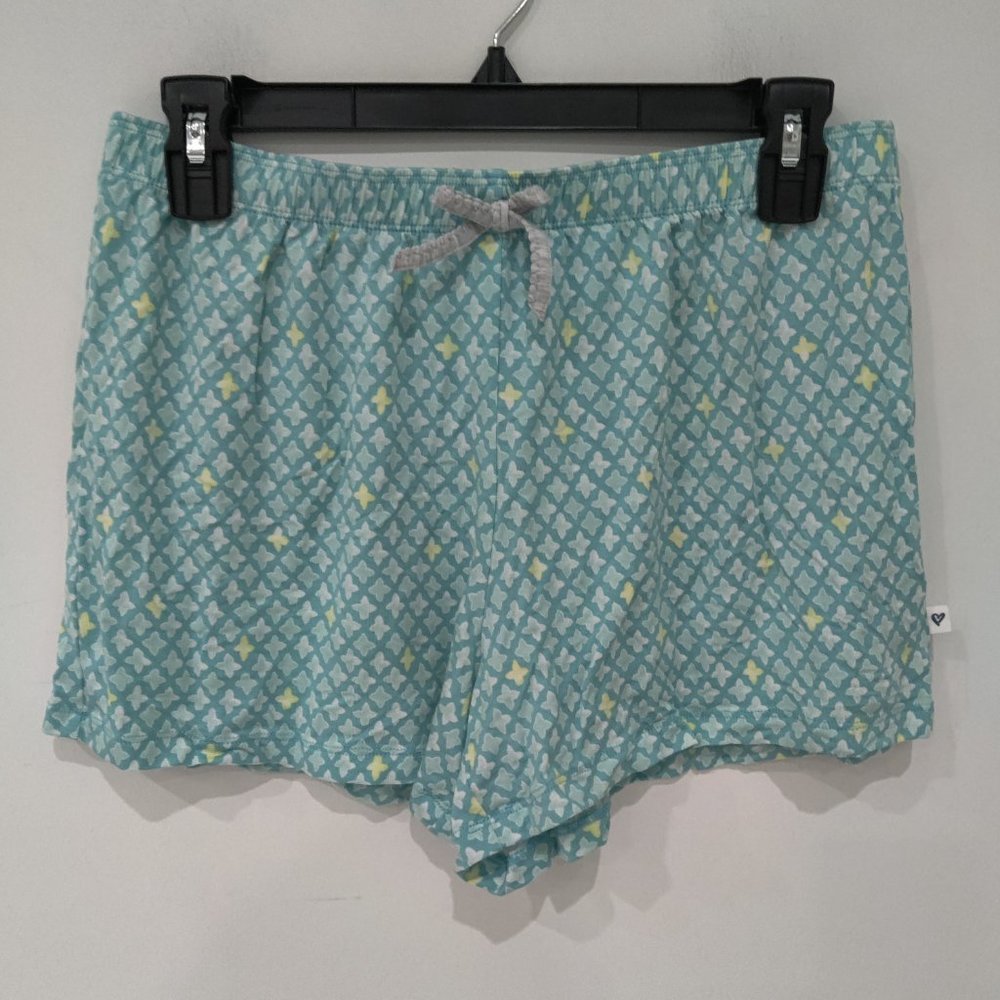 NWoT Jane & Blecker Women's Lounge Pajama Bottoms Shorts Size S Blue $30 JK541